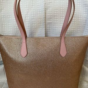 Kate Spade Tote & Wallet Rose Gold Joeley Brand New